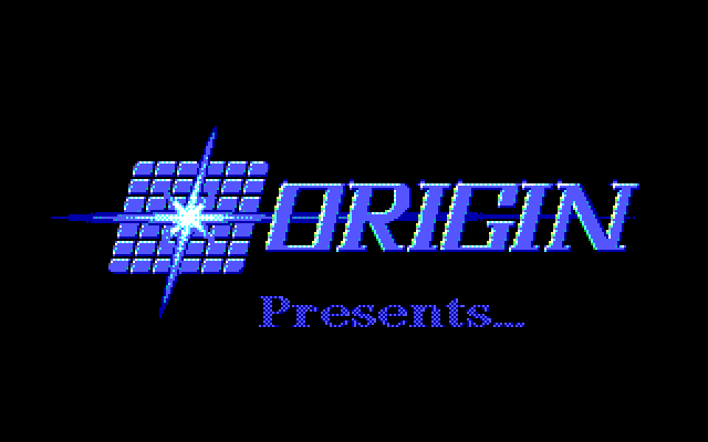 Bad Blood IBM PC/Compatibles Screenshot: Origin logo.