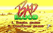Bad Blood for IBM PC/Compatibles - Main menu.