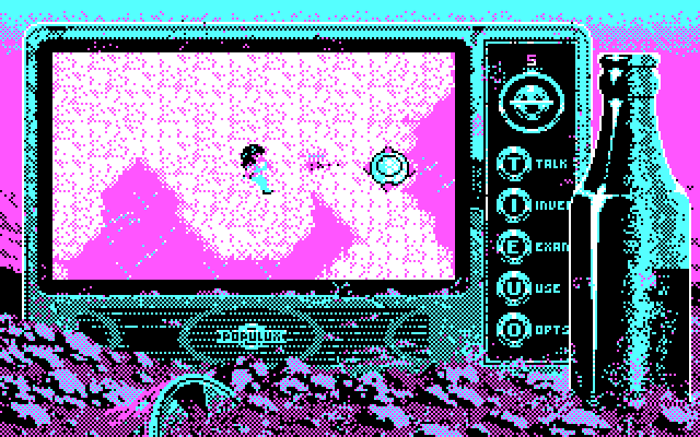 Bad Blood IBM PC/Compatibles Screenshot: Fighting...