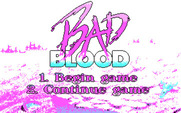 Bad Blood for IBM PC/Compatibles - The main menu.