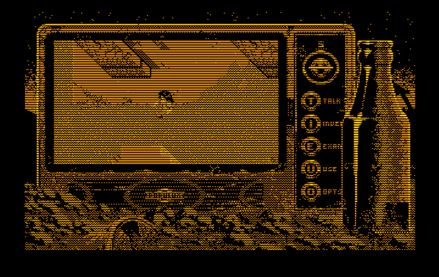 Bad Blood IBM PC/Compatibles Screenshot: The streets of this city aren't safe...