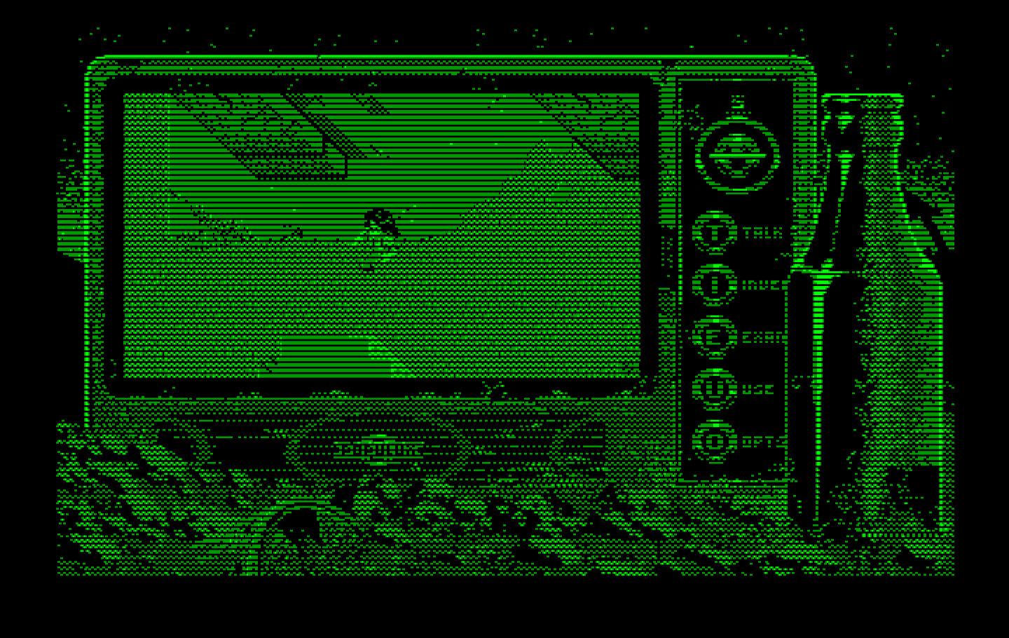 Bad Blood IBM PC/Compatibles Screenshot: The streets of this city aren't safe...