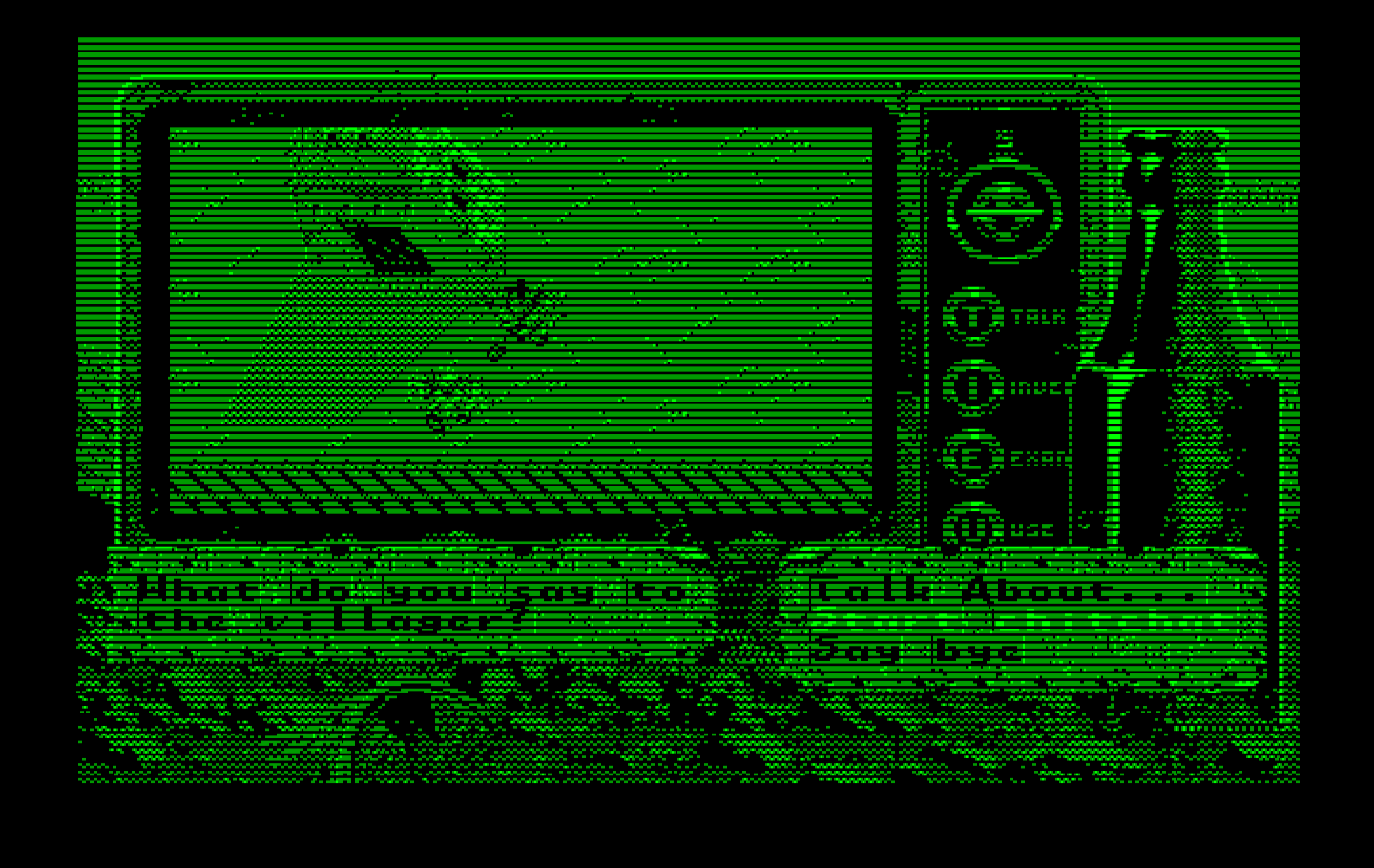 Bad Blood IBM PC/Compatibles Screenshot: You can chit chat with some of the other characters.