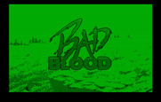 Bad Blood for IBM PC/Compatibles - Title screen.