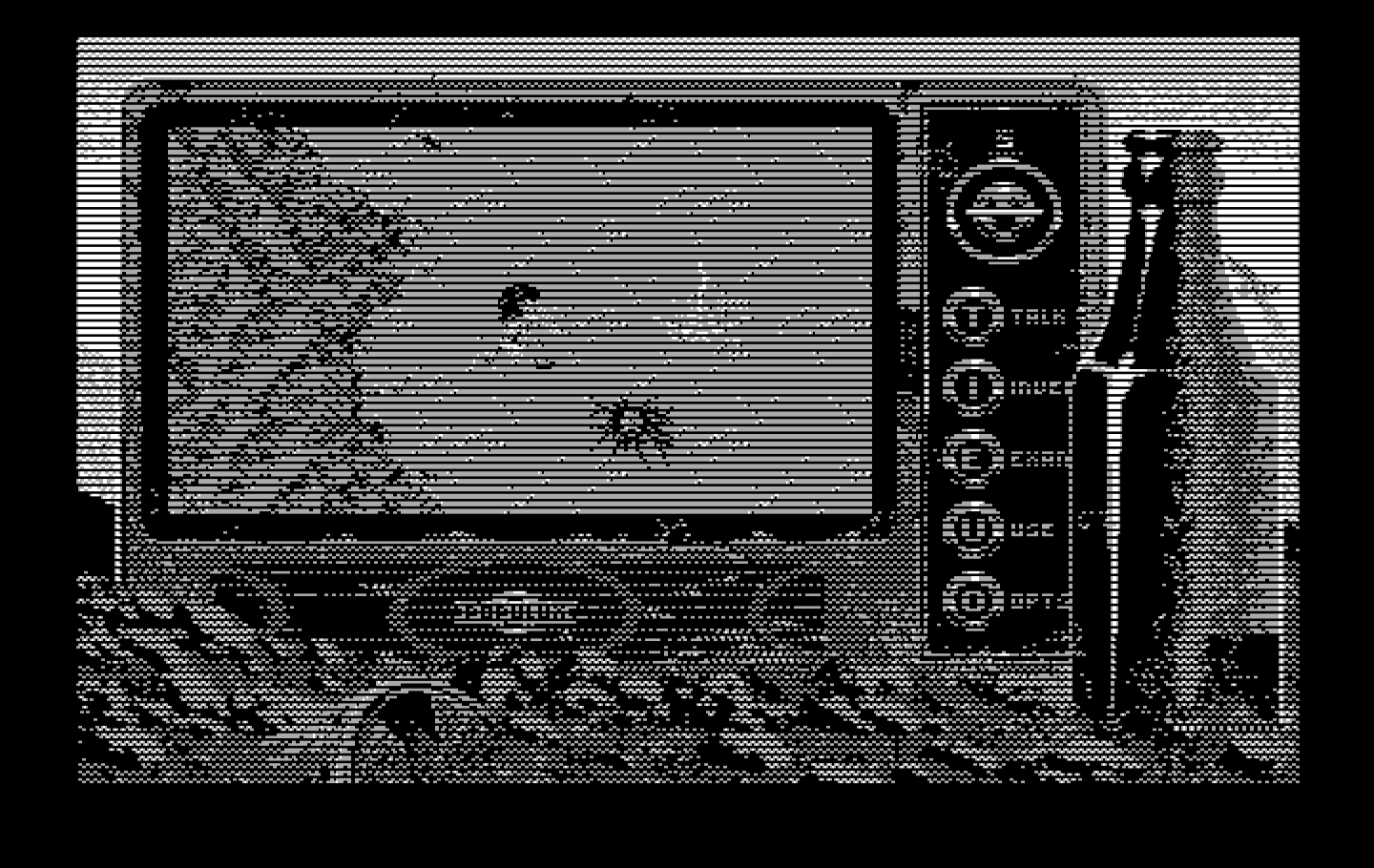 Bad Blood IBM PC/Compatibles Screenshot: A dead end, I'll need to carefully backtrack a bit...
