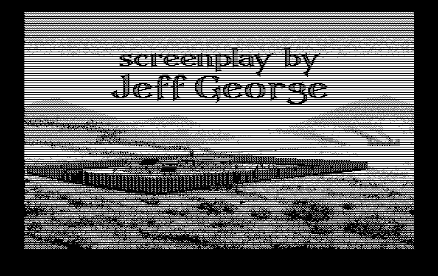 Bad Blood IBM PC/Compatibles Screenshot: As the credits continue, the farm is rebuilt and reenforced.