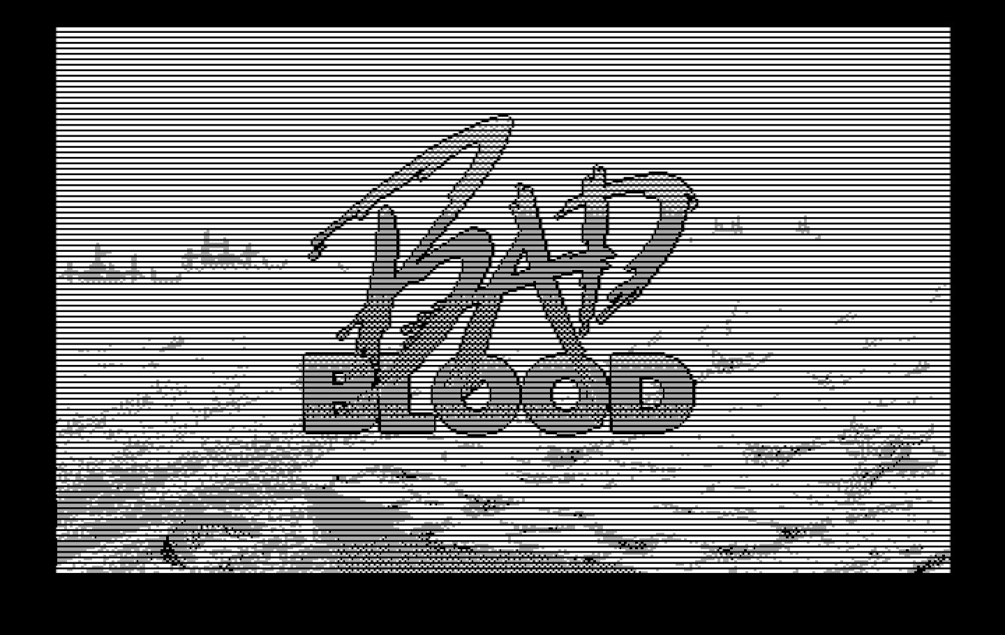 Bad Blood IBM PC/Compatibles Screenshot: Title screen.