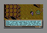 Bad Blood for Commodore 64 - Talking with characters can help you on your mission.