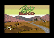 Bad Blood for Commodore 64 - Title screen.