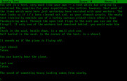 Infidel for IBM PC/Compatibles - Taking some items from a supply shed.