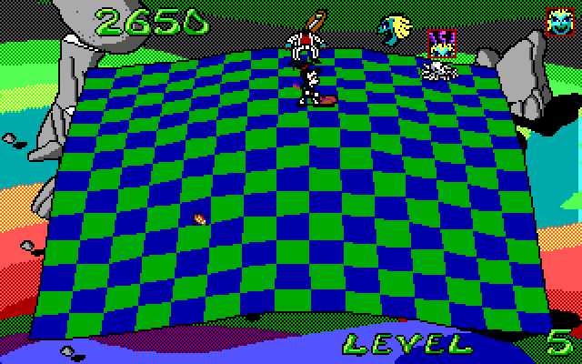 Adventures of Beetlejuice: Skeletons in the Closet IBM PC/Compatibles Screenshot: Skeleton eliminated!