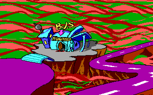 Adventures of Beetlejuice: Skeletons in the Closet IBM PC/Compatibles Screenshot: The game begins...