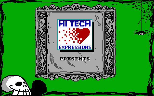 Adventures of Beetlejuice: Skeletons in the Closet IBM PC/Compatibles Screenshot: Hi-Tech expressions logo.