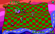 Adventures of Beetlejuice: Skeletons in the Closet for IBM PC/Compatibles - The board is starting to get crowded.
