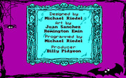 Adventures of Beetlejuice: Skeletons in the Closet for IBM PC/Compatibles - Game credits.