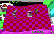 Adventures of Beetlejuice: Skeletons in the Closet for IBM PC/Compatibles - Uh oh, trapped in a cage!