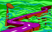 Adventures of Beetlejuice: Skeletons in the Closet for IBM PC/Compatibles - Each level presents a new backdrop.
