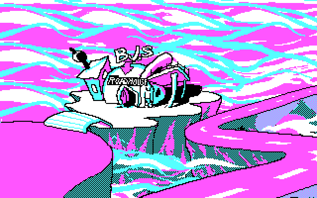 Adventures of Beetlejuice: Skeletons in the Closet IBM PC/Compatibles Screenshot: The game begins...
