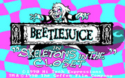 Adventures of Beetlejuice: Skeletons in the Closet for IBM PC/Compatibles - Title screen.