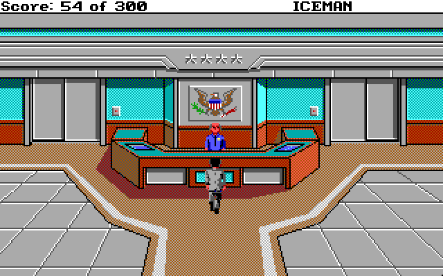 Code-Name: Iceman IBM PC/Compatibles Screenshot: You'll need to present proper credentials to security.