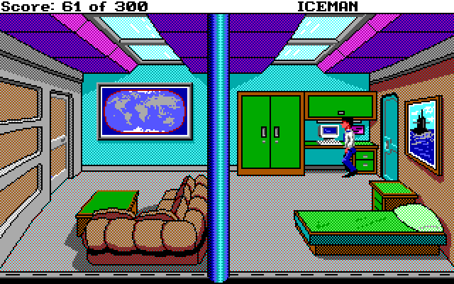 Code-Name: Iceman IBM PC/Compatibles Screenshot: Nice quarters!