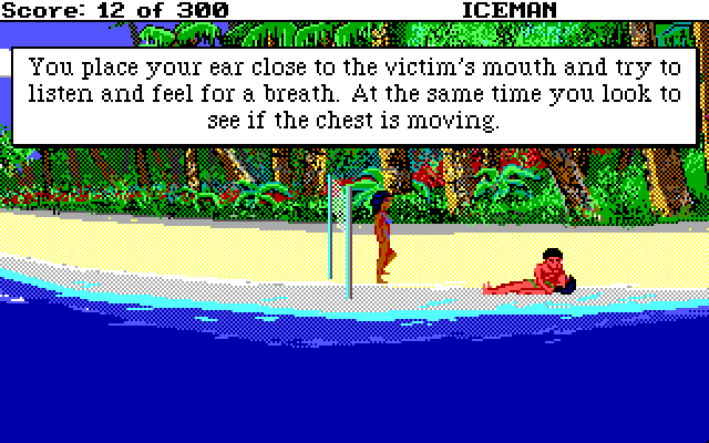 Code-Name: Iceman IBM PC/Compatibles Screenshot: Your services are needed to save someones life...