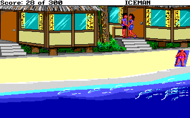 Code-Name: Iceman IBM PC/Compatibles Screenshot: Taking a girl home...