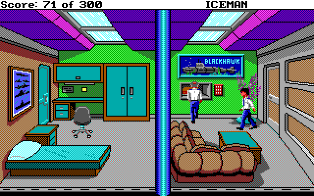 Code-Name: Iceman IBM PC/Compatibles Screenshot: The captains office.