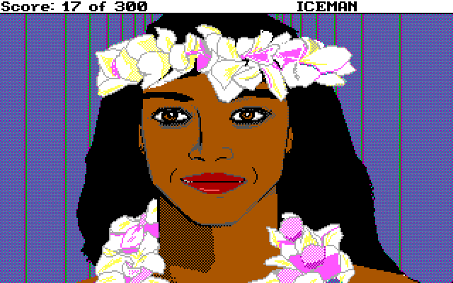 Code-Name: Iceman IBM PC/Compatibles Screenshot: One of the girls you'll encounter.
