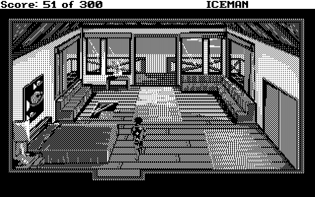 Code-Name: Iceman IBM PC/Compatibles Screenshot: This is my room, a good place to make a call...