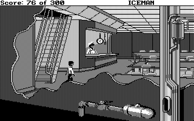 Code-Name: Iceman IBM PC/Compatibles Screenshot: Exploring the sub.