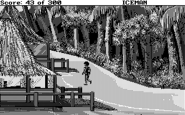 Code-Name: Iceman IBM PC/Compatibles Screenshot: Exploring the island...