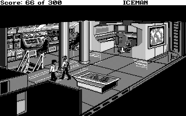 Code-Name: Iceman IBM PC/Compatibles Screenshot: Submarine control room.