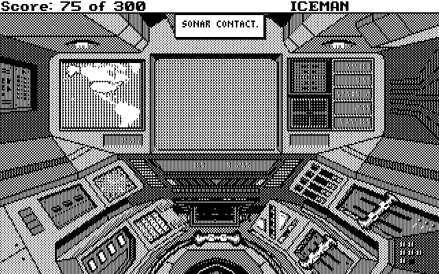 Code-Name: Iceman IBM PC/Compatibles Screenshot: We have a sonar contact.
