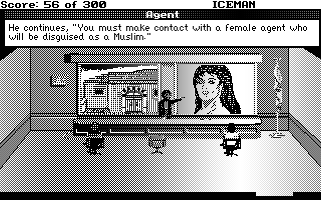 Code-Name: Iceman IBM PC/Compatibles Screenshot: Mission briefing...