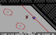 International Hockey for IBM PC/Compatibles - He scores!