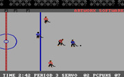 International Hockey for IBM PC/Compatibles - Chasing the puck...