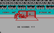 International Hockey for IBM PC/Compatibles - He scores!