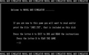 Naval War Simulator for IBM PC/Compatibles - Welcome to the game!
