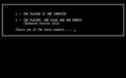 Naval War Simulator for IBM PC/Compatibles - How would you like to play the game?