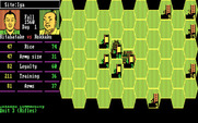 Nobunaga's Ambition for IBM PC/Compatibles - Attack screen...