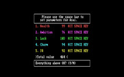 Nobunaga's Ambition for IBM PC/Compatibles - Psuedo random stats; is this ok?