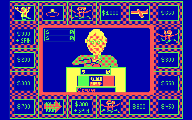 Press Your Luck IBM PC/Compatibles Screenshot: Avoid the whammies!