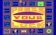 Press Your Luck for IBM PC/Compatibles - Title screen.