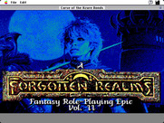 Curse of the Azure Bonds for Macintosh - Title screen 2.