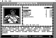 Curse of the Azure Bonds for Macintosh - An encounter with the royal guards.