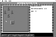 Curse of the Azure Bonds for Macintosh - The battle screen.