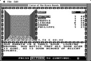 Curse of the Azure Bonds for Macintosh - Game start.