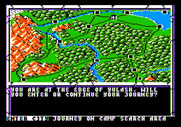 Curse of the Azure Bonds for Apple II - Edge of a town...will you enter?