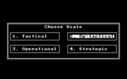 Wargame Construction Set for IBM PC/Compatibles - Choose the game scale.